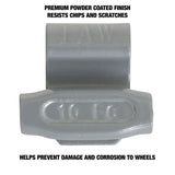 OEMTOOLS 23246 10 gm. IW Style Steel Wheel Weight - 1 Box of 25 Additional Image 3