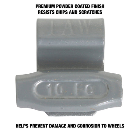 OEMTOOLS 23246 10 gm. IW Style Steel Wheel Weight - 1 Box of 25 Additional Image 3