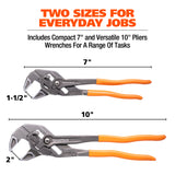 GreatNeck 68400 2-Piece Pliers Wrench Set Additional Image 1