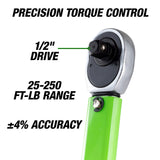 OEMTOOLS 25695 1/2in. Drive Torque Wrench (25-250 Ft/Lb.) Additional Image 1