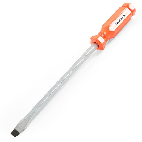 GreatNeck 73034 5/16 x 8 Inch Slotted Square Shank Screwdriver Main Image