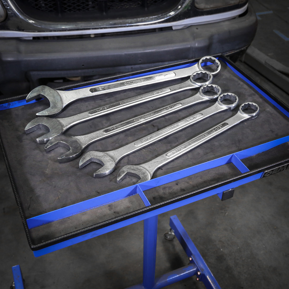 OEMTOOLS 22101 5 Piece SAE Jumbo Combination Wrench Set (1-1/2in. – 2in.) Additional Image 9