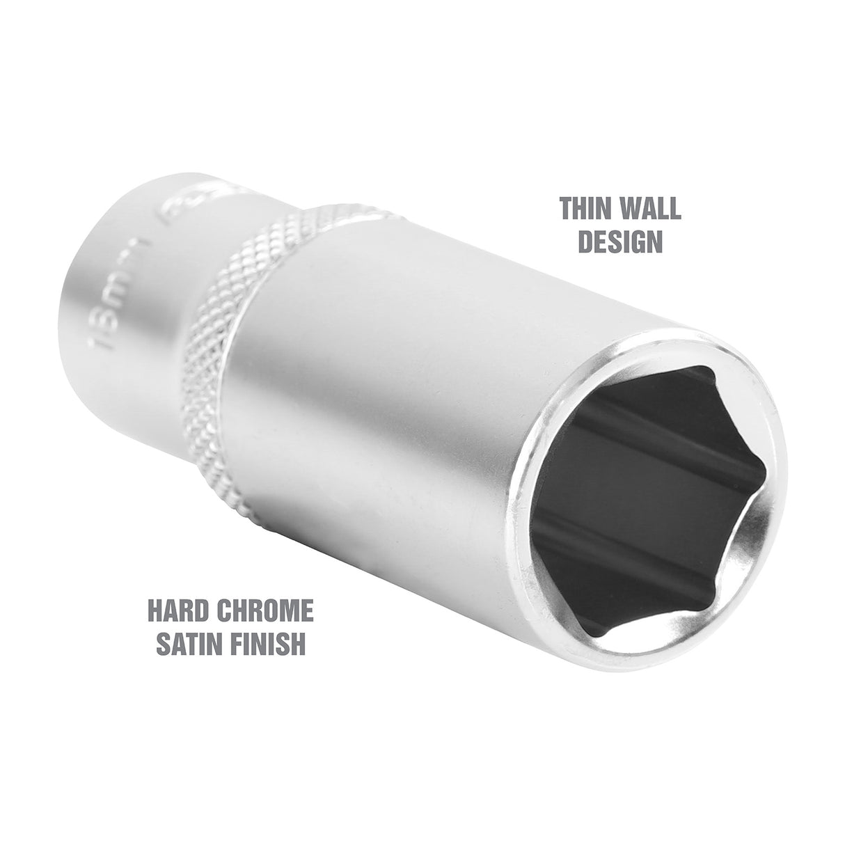 OEMTOOLS 22332 18 mm 3/8 Inch Drive Deep Socket Additional Image 2