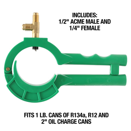 OEMTOOLS 24523 Refrigerant and Oil Charge Side Can Tap Additional Image 1