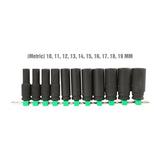 OEMTOOLS 25594 11 Piece 1/2in. Drive Deep Impact Socket Set (SAE) Additional Image 2