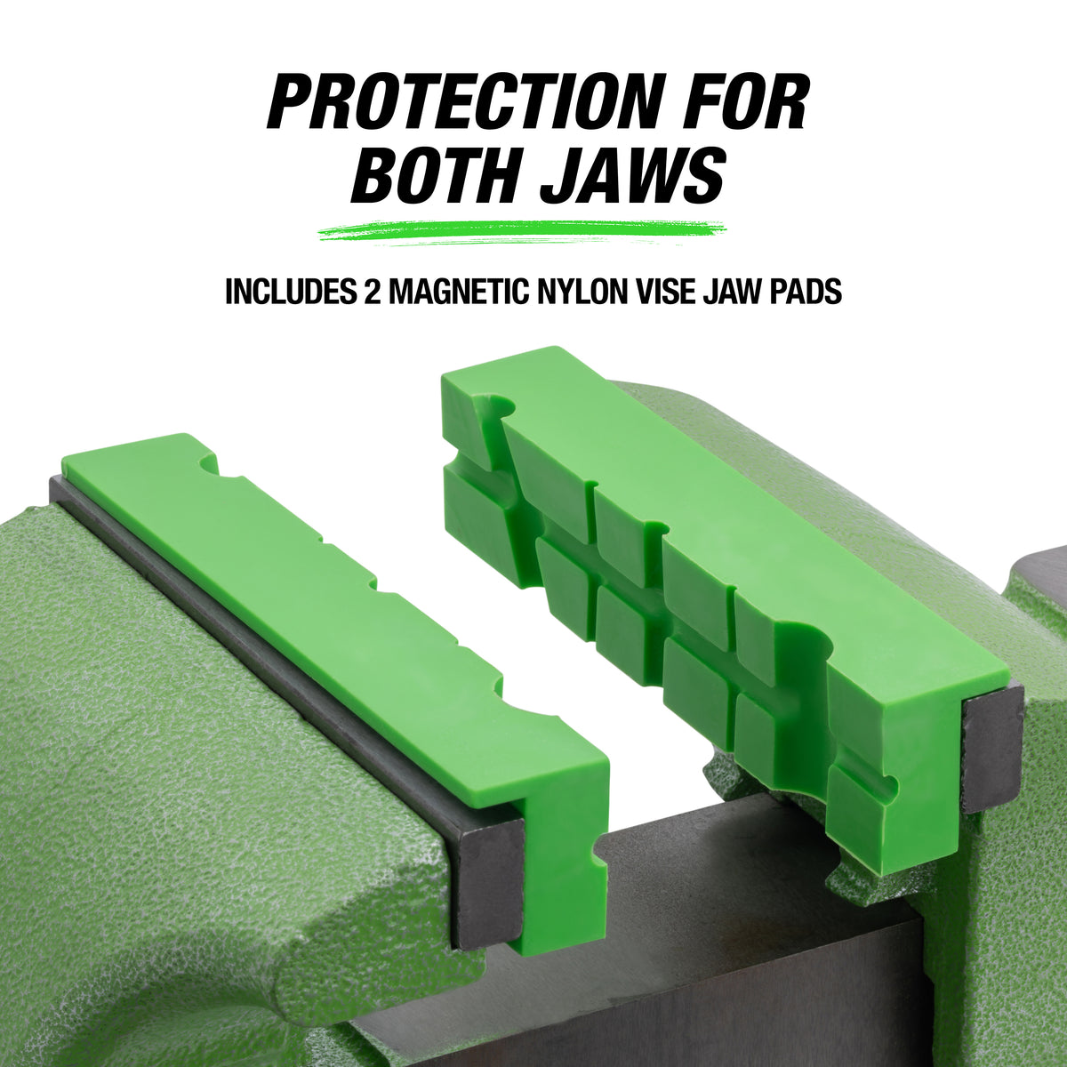 OEMTOOLS 24333 6in. Magnetic Multi-Groove Nylon Jaw Pad - Set of 2 Additional Image 5