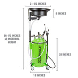 OEMTOOLS 24862 21 Gallon Oil Drain and Fluid Extractor Additional Image 1