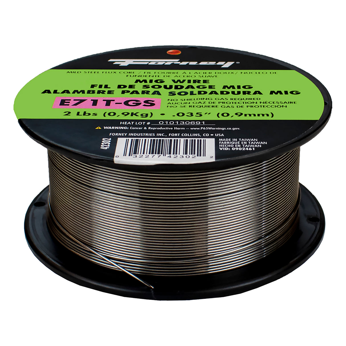 Forney Industries 42302 E71T-GS Flux-Core Welding Wire .035in 2 Lb. Additional Image 5