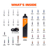 GreatNeck 26301 34-Piece electric Screwdriver Set Advent Calendar Additional Image 4