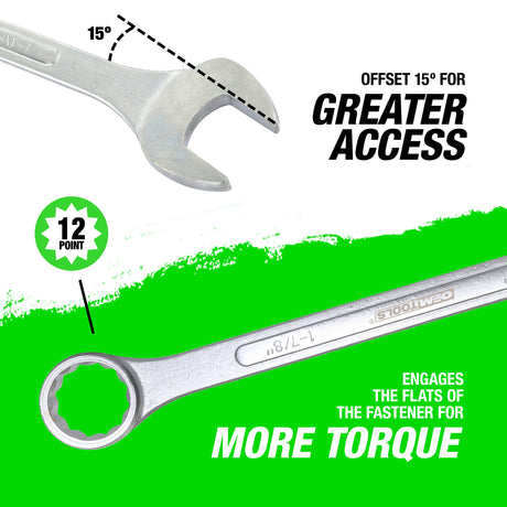 OEMTOOLS 22111 1-7/8in. Jumbo Combination Wrench Additional Image 3