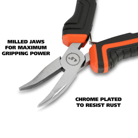 GreatNeck HBN4C Bent Nose Hobby Pliers (4-1/2 Inch) Additional Image 2