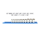 OEMTOOLS 22960 11 Piece 1/2in. Drive Socket Set (SAE) Additional Image 2