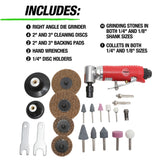 OEMTOOLS 25777 Right Angle Air Die Grinder Kit Additional Image 1