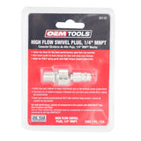 OEMTOOLS 26130 High Flow Swivel Plug, 1/4in. MNPT Additional Image 3