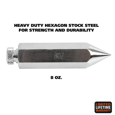 GreatNeck 8PB Plumb Bob (8 Oz.) Additional Image 1