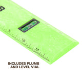 Mayes 10743 Polystyrene Level Rule (24 Inch) Additional Image 2