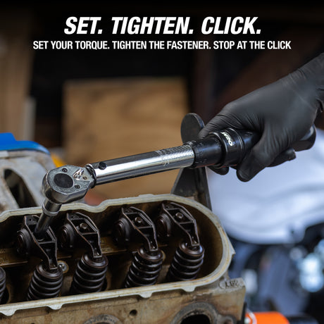 OEMTOOLS 25686 3/8in. Drive Click Style Torque Wrench (10-100 Ft/Lb.) Additional Image 2