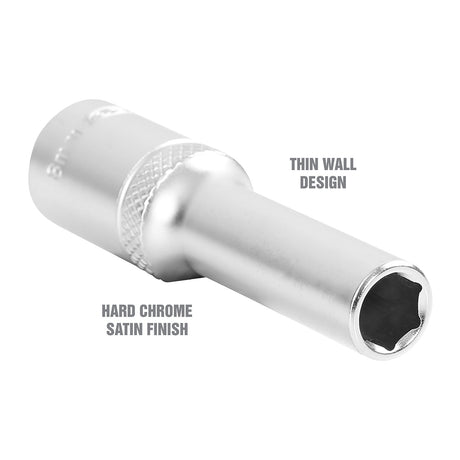 OEMTOOLS 22322 8 mm 3/8 Inch Drive Deep Socket Additional Image 2