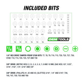 OEMTOOLS 23992 44 Piece Multi-Drive Star and Bit Socket Set Additional Image 6