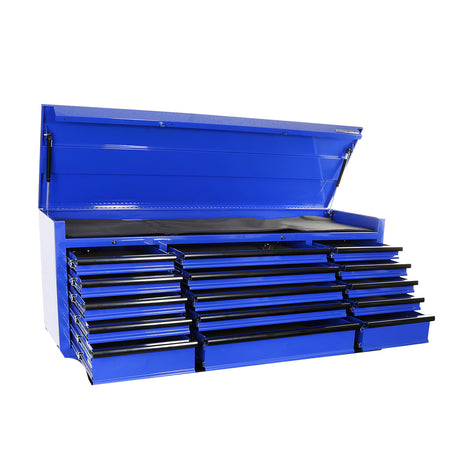OEMTOOLS 24740 Professional Series 72 Inch 15 Drawer Tool Chest - Blue Additional Image 6