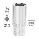 OEMTOOLS 22335 21 mm 3/8 Inch Drive Deep Socket Additional Image 1