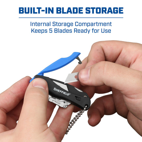 Sheffield 12125 Mini Quick Change Lock Back® Utility Knife Additional Image 3
