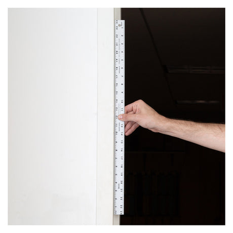 Mayes 10188 Straight Edge Aluminum Ruler (24 Inch x 1 Inch) Additional Image 6