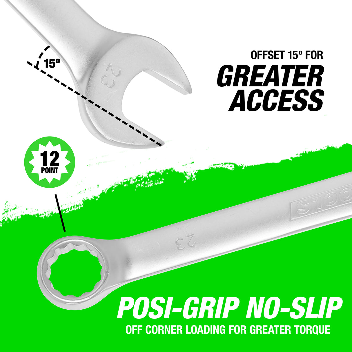 OEMTOOLS 22026 23mm Combination Wrench (Metric) Additional Image 3