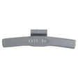 OEMTOOLS 23264 1.75 oz. T Style Steel Wheel Weight - 1 Box of 25 Main Image