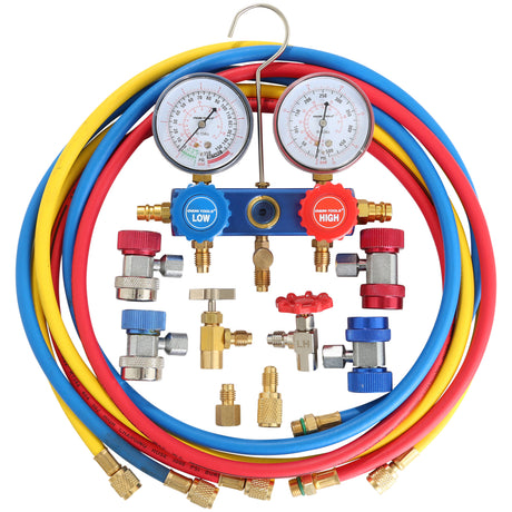 OEMTOOLS 24551 R134a & R1234yf A/C Manifold Gauge and Hose Set Additional Image 2