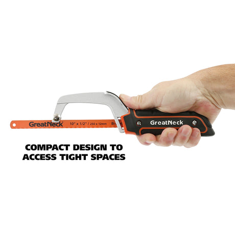 GreatNeck 74009 10-Inch Close-Quarter Hacksaw Additional Image 6