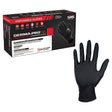SAS Safety 66541 Derma-Pro Black Nitrile Gloves - Small (2 Boxes of 100) Main Image