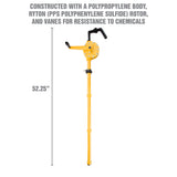 OEMTOOLS 24470 Polypropylene Rotary Drum Pump Additional Image 2