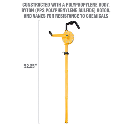 OEMTOOLS 24470 Polypropylene Rotary Drum Pump Additional Image 2