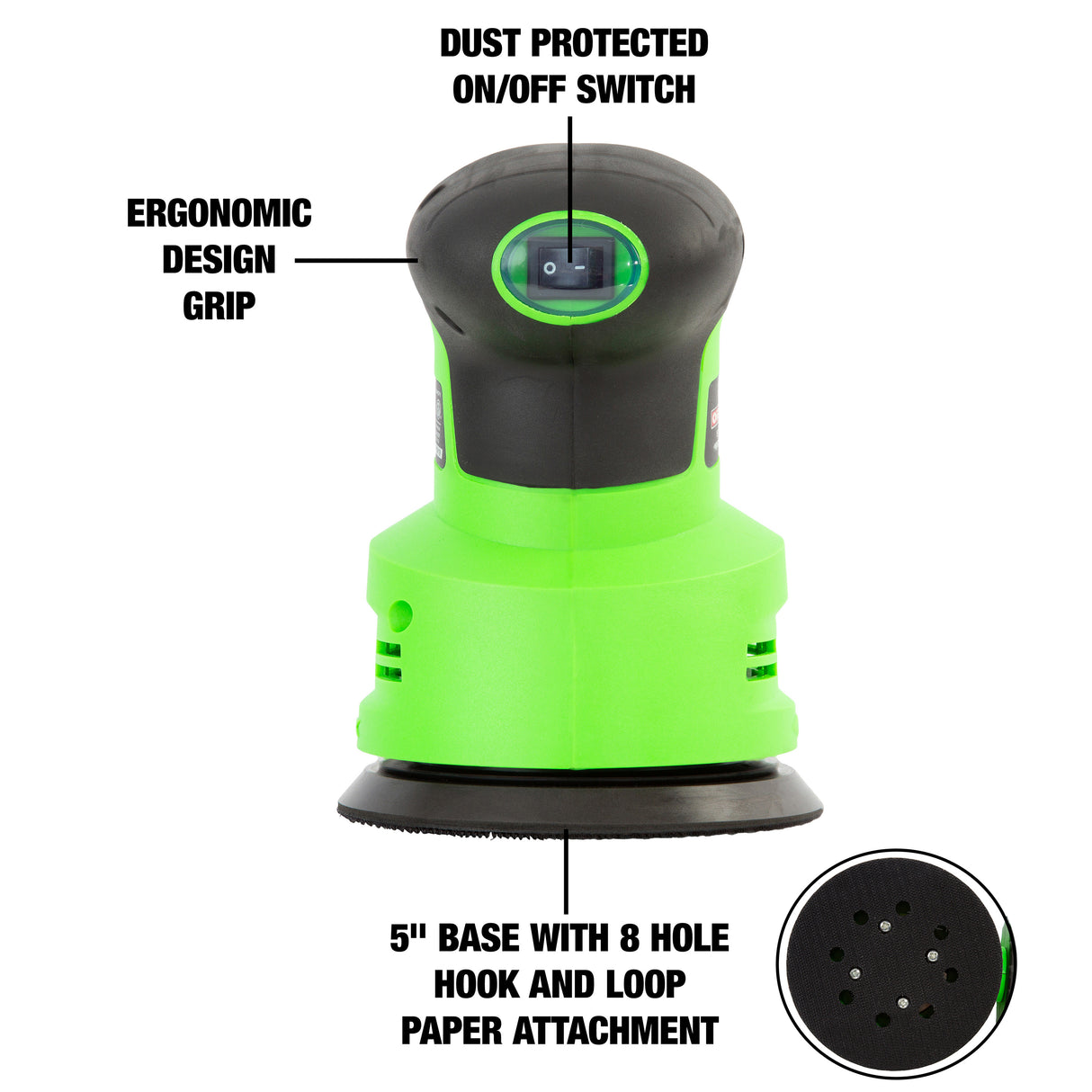 OEMTOOLS 24671 5 Inch Random Orbital Sander Additional Image 4