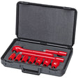 Knipex 98 99 11 S6 10 Pc Socket Set, 1/2in. Drive, Metric-1000V Insulated Main Image