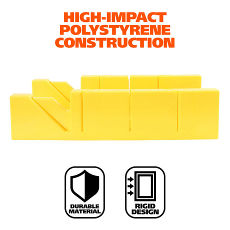 GreatNeck PMB12 Plastic Mitre Box (12-Inch) Additional Image 3