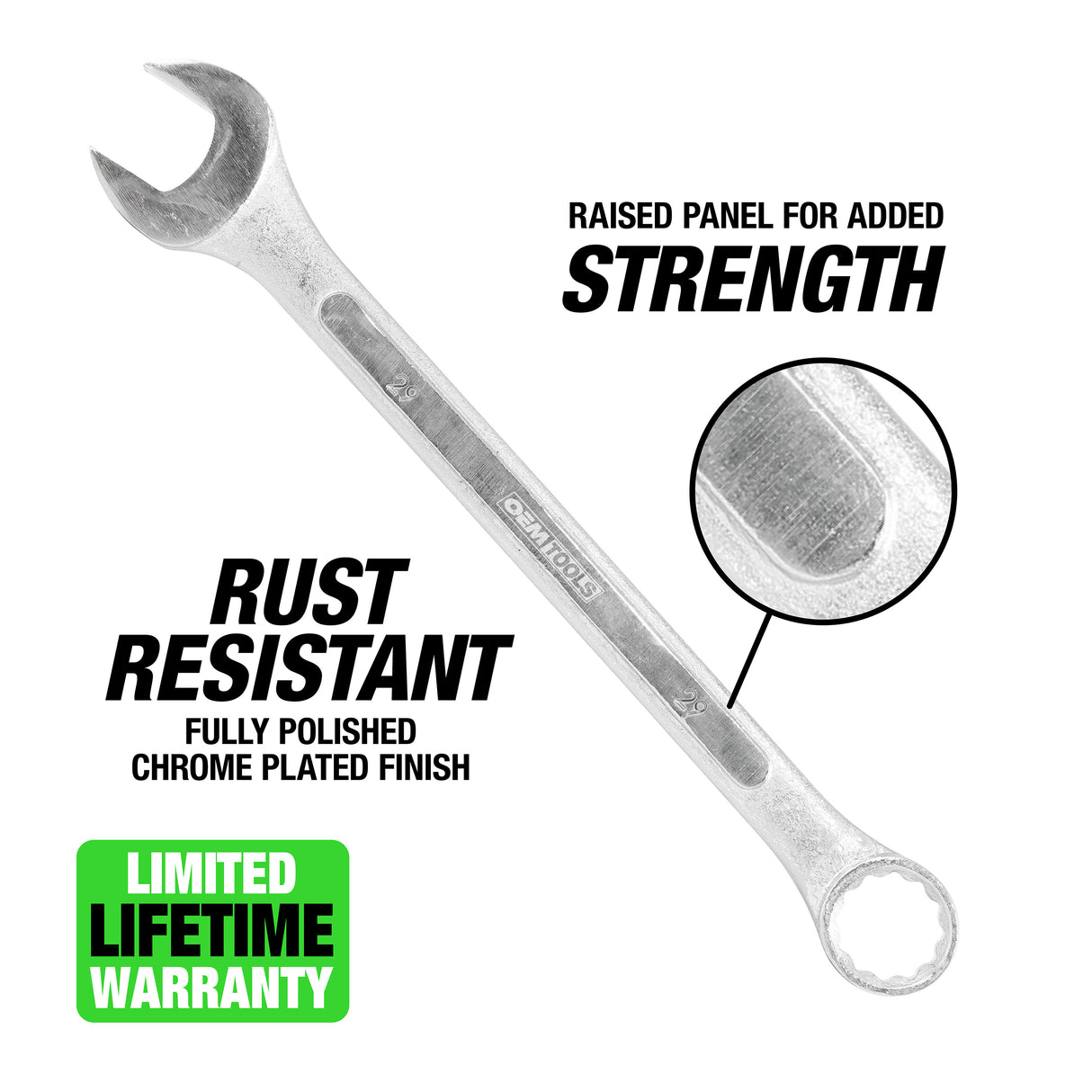 OEMTOOLS 22127 29 mm Jumbo Combination Wrench Additional Image 1