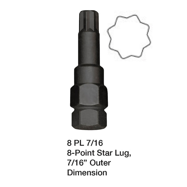 OEMTOOLS 24447OPK3 8PL 7/16in. 8-Point Star (3-Pack) Main Image
