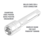 OEMTOOLS 22480 1/4 Inch Drive Extension (2 Inch) Additional Image 3