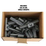 OEMTOOLS 23290 40 gm. IW Style Steel Wheel Weight - 1 Box of 25 Additional Image 4