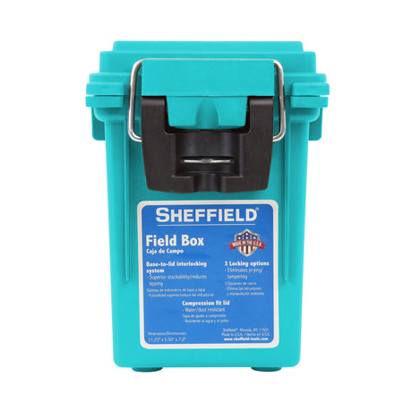 Sheffield 12633 Field Box- Teal, Made in the U.S.A. Additional Image 9