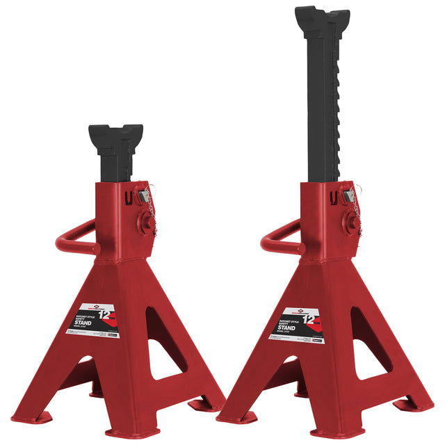 American Forge & Foundry AFF3312C 12-Ton Jack Stands w/Locking Pin (Pair) Main Image