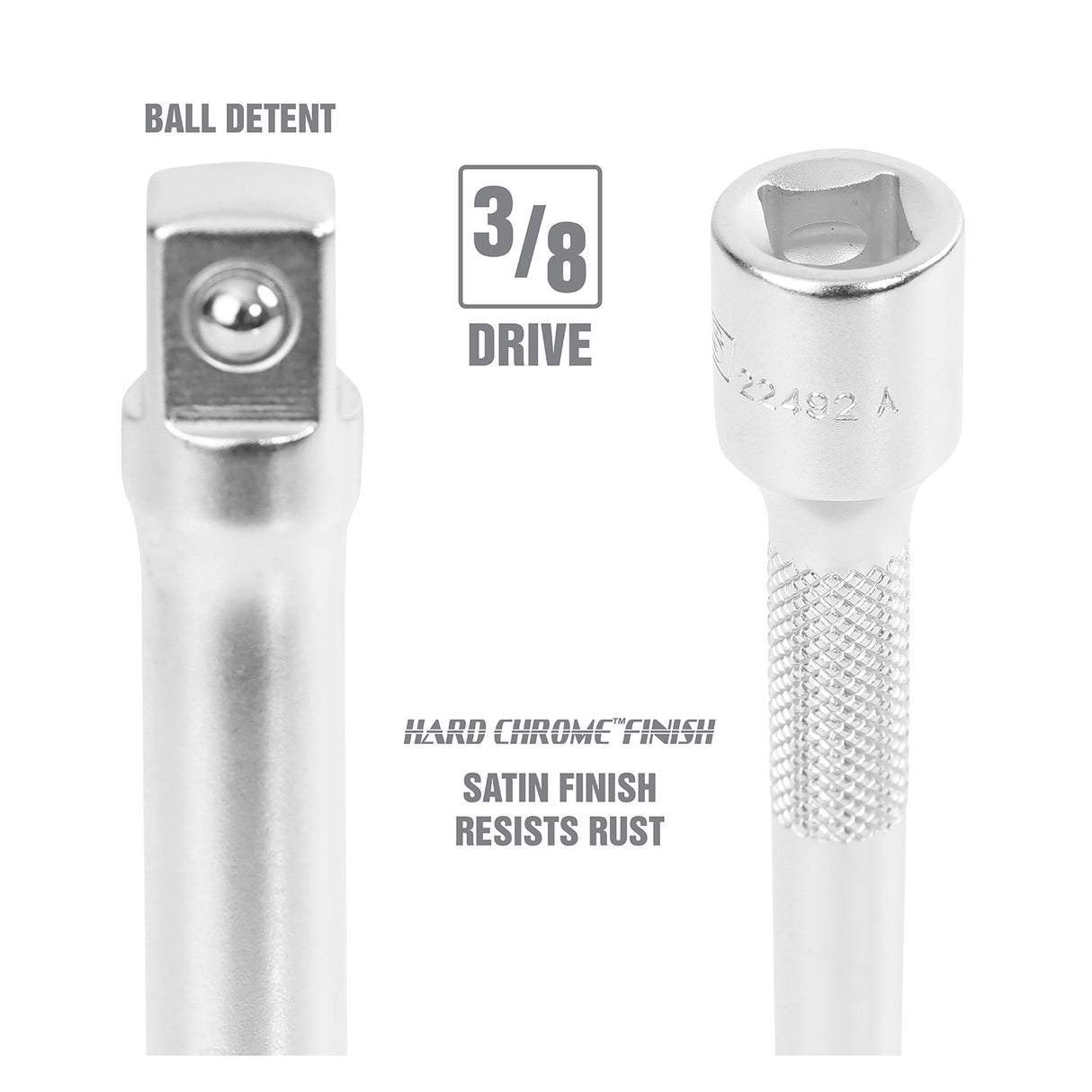 OEMTOOLS 22492 3/8 Inch Drive Extension (6 Inch) Additional Image 2