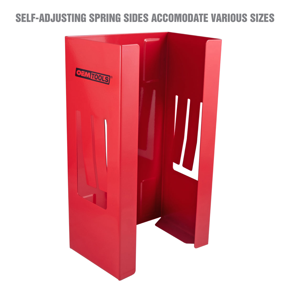 OEMTOOLS 23123 Magnetic Glove Dispenser - Red Additional Image 1