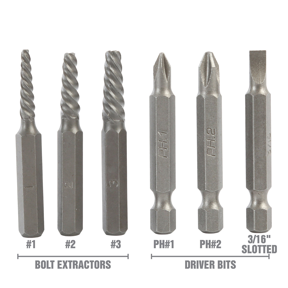 OEMTOOLS 26081 1/4in. Mini Impact Driver Set Additional Image 1