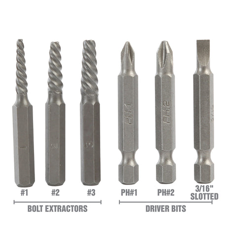 OEMTOOLS 26081 1/4in. Mini Impact Driver Set Additional Image 1