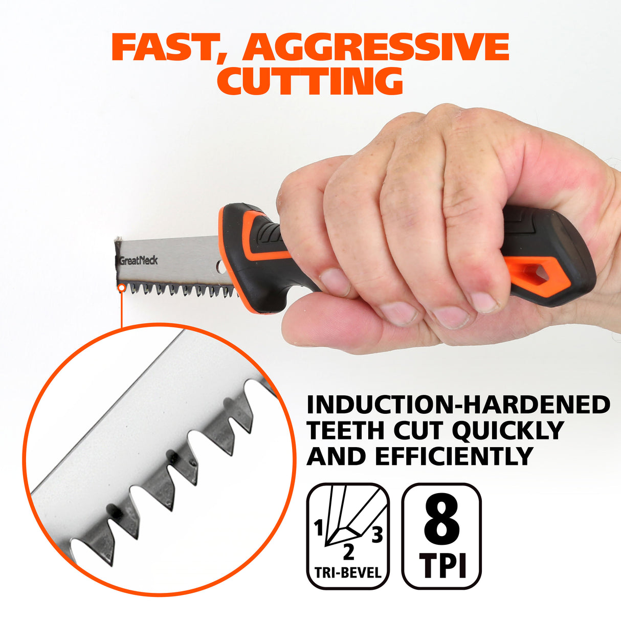 GreatNeck 74028 Single Edge Jab Saw and Sheath Additional Image 2