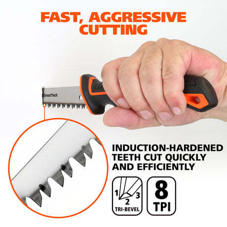 GreatNeck 74028 Single Edge Jab Saw and Sheath Additional Image 2