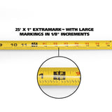 GreatNeck C435I ExtraMark™ Chrome Tape Measure (25 Ft. x 1 Inch) Additional Image 3